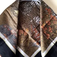 Jim Thompson 花柄シルクスカーフ 美品　希少