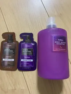 クンダル ナイトリペアシャンプー パウチ イランイラン