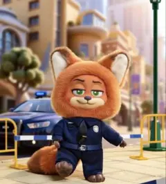 MINISO Zootopia ぬいぐるみ・マスコットセット　ニック警察官