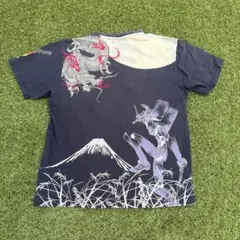 103 EVANGELION×錦 初号機VS赤龍 和柄刺繍T 富士山黒柄XL - メルカリ