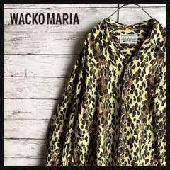 人気モデル】WACKO MARIA レオパード アロハシャツ M アイボリー WACKO MARIA/LEOPARD HAWAIIAN SHIRT（GRAY）［レオパード