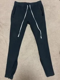 FOG ESSENTIALS スウェットパンツ ブラック M 裾ジップ