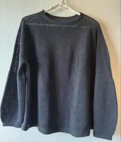 ブラックコムデギャルソン2024AW ローゲージニット S 美品 - メルカリ