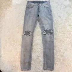 ダメージスキニーデニムAMIRI purple ksubi guapi mnml - メルカリ