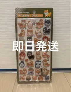 ⚠︎正規品　柴犬　ボンボンドロップシール　和柄　クーリア　オリジナル