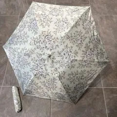 昭和レトロ　レディース　折りたたみ傘　花柄