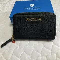 BLUE LABEL CRESTBRIDGE 二つ折り財布 ブラック