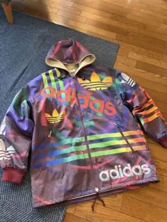 オールドアディダス　デサント　マルチカラー　ジャケット　adidas