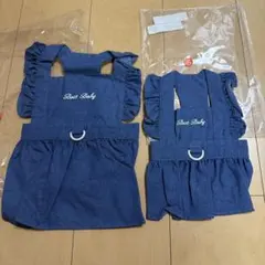 Best Baby 犬用 デニムワンピース Sサイズ Lサイズ 2点セットのサムネイル