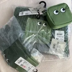 新品 ユニクロ　アニヤ　ハンドマーチ 3点セット マフラー グローブ バック