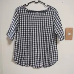 無印良品　チェックシャツM 綿100のサムネイル