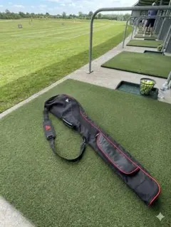 adidas　アディダス　ゴルフクラブケース　黒×赤