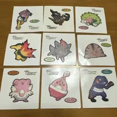 ポケモンパンシール 9枚セット 劇場版