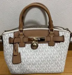お値下げ！Michael Kors ハンドバッグ ホワイト/ベージュ