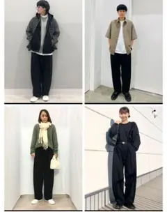 【完売品】GU ジーユー　バレルレッグスラックス　XL