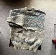 エディバウアー　未使用　黒タグ　80s 90s 厚手短丈ニット セーター