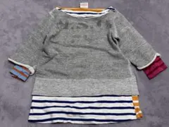 デニムダンガリー カットソー　100cm