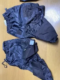 バイク用 ナイロン製フットカバー 黒のサムネイル