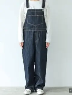 【美品】PARICI デニムカツラギ オーバーオール