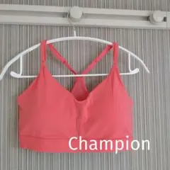 Champion★【未使用】コーラルピンク ブラトップ クロスバック【Ｌ】