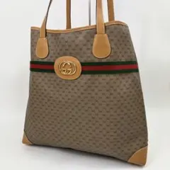 グッチ トートバッグ GGスプリーム シェリーライン インターロッキング