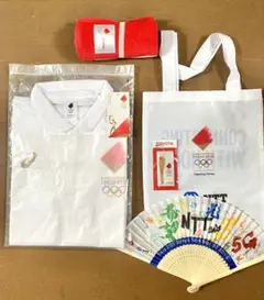 オリンピック 襟付き ポロシャツ アシックス  ASICS 東京 聖火リレー