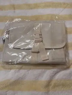 KALDI メッシュポケット　トラベル　ポーチ クリーム色　猫柄