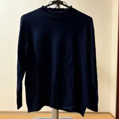 ponomalie ニット長袖　濃紺　Lサイズ