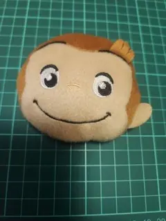 おさるのジョージ フェイスマスコット ぬいぐるみバッジ