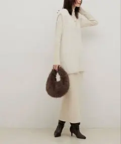 新品タグ付き♡今季♡新作♡ラルータ♡ニットベスト×ニットワンピース♡セットアップ