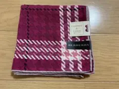 新品、未使用品　バーバリー大版ハンカチ