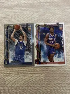 NBA ルーキーカード クーパー・フラッグ & VJエッジコーム