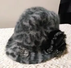 アンゴラおしゃれ帽子　57.5cm