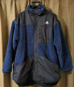 adidas アディダス フリースジャケット ネイビー/ブラック