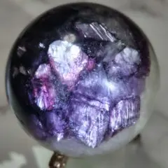 天然～愛の守護石～夢幻紫水晶アメジスト丸玉YT12G1/263G12D 天然～愛の守護石～夢幻紫水晶アメジスト丸玉YT12G1/263G12D - メルカリ