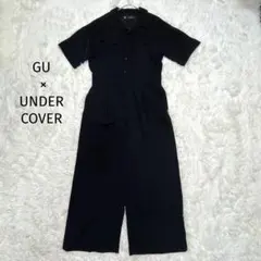GU UNDERCOVER コラボ ジャンプスーツ【L】オールインワン ブラックのサムネイル