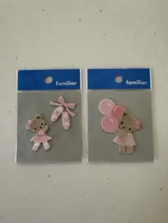 ⭐︎新品　ファミリア　アイロンワッペン　2個セット