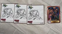 ジャンプフェア2023 アニメイト特典　ミニ色紙　ジョジョの奇妙な冒険