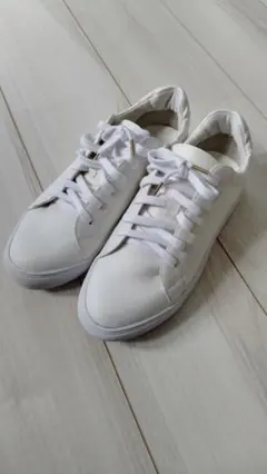 22か23 ミオノティス　白スニーカー　新品　室内試し履きのみ