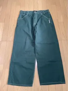 XLARGE ワークパンツ グリーン 36インチ