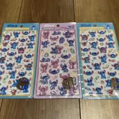 【正規品】ボンボンドロップシール　スティッチ3枚セット