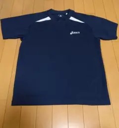 asics ネイビー Tシャツ Mサイズ