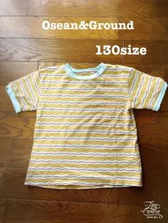 Ocean&Ground ストライプ Tシャツ 130サイズのサムネイル