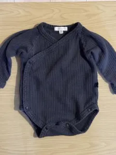 itsukanote イツカノテ ラップボディースーツ チャコールリブ