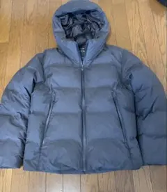 最終値下げ！【美品】 UNIQLO グレー ダウンジャケット