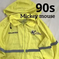 90s Disney ミッキーマウス ナイロンジャケット 企業ロゴ入り アウター
