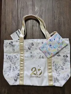 ディズニーキャラクター トートバッグ ポーチ付き