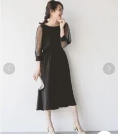 apart by lowrys ドットチュールワンピース