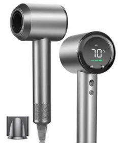 【Naside】高性能ヘアドライヤー ドライヤー　グレー　速乾　大風量　軽量