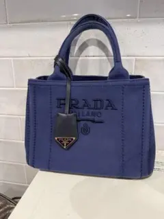 【PRADA】超美品 ネイビー ハンドバッグ